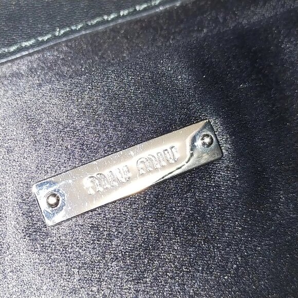 (L4) Miu Miu Crossbody Bag Orange Patent Leather - Picture 6 of 9